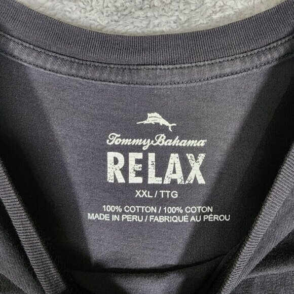 Tommy Bahama Relaxed XXL Nice Leg Wine bottle Graphic T-Shirt Gray - Picture 5 of 6